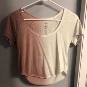 Me to We pink ombré short sleeve